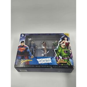 Eaglemoss DC Masterpiece Collection Superman Wonder Woman Lex Luthor Figure Set